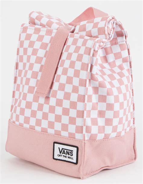 vans checkered lunch bag